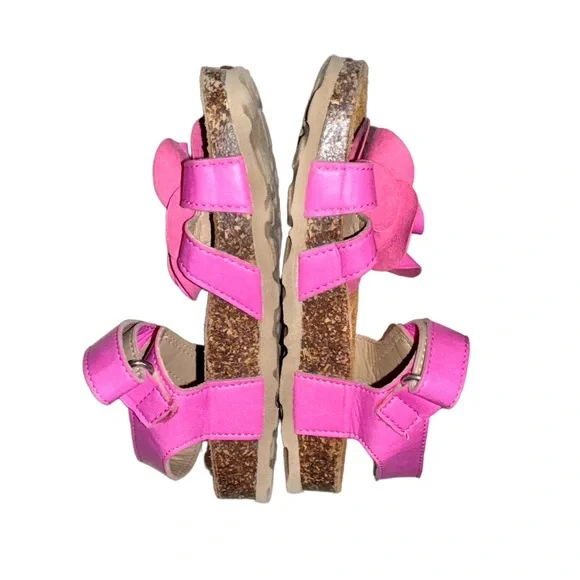 GIULIA PALAI PINK flower sandals toddler Girl’s shoes size 9 9.5 euro 26 - Picture 10 of 12